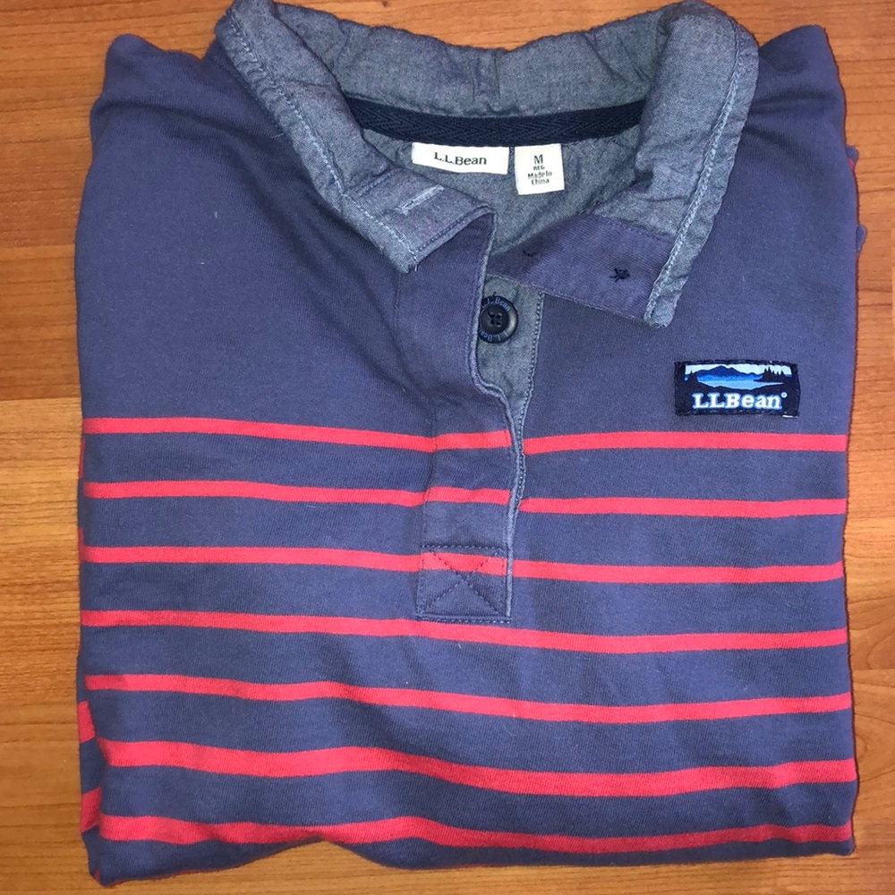 L.L. Bean 3/4 Button Up Pullover
